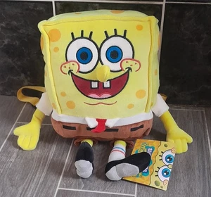 Neu SPONGEBOB SQUAREPANTS Plüsch Rucksack Backpack Handtasche - Bild 1 von 4