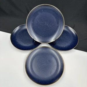 Mikasa Julianna Blue (4) 8 3/8” Salad Plates Coupe Gourmet Basics Stoneware - Picture 1 of 19