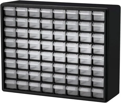 Storage Organizer Cabinet Plastic Parts Hardware Container Toy Bin 64-Drawer - Image 1 of 4