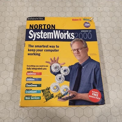 Norton SystemWorks 2000 Version 3.0, Symantec, Windows 95/98, 1999 3.5" disks - Image 1 of 4