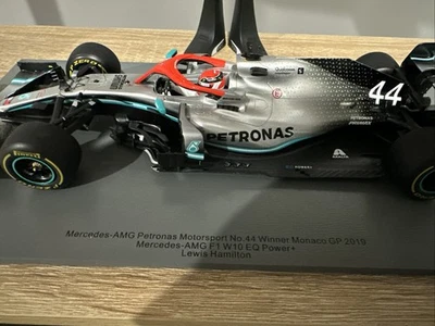 18S460-MERCEDES-AMG Petronas #44 WINNER GP Monaco 2019 L.Hamilton SPARK 1/18 - image 1 of 2