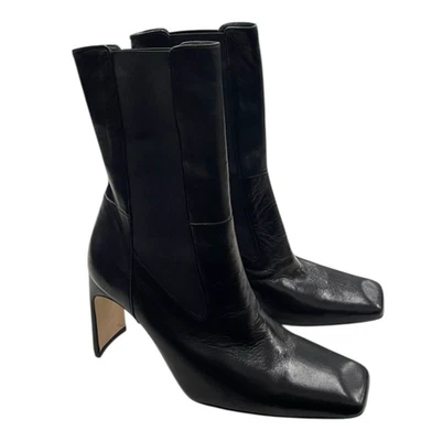 Nuevos $450 MIISTA Jeanne Botines de Cuero en Negro Talla: 38 Foto 1 de 4