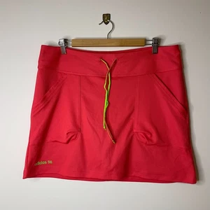 Adidas Golf Skort Women's L Hot Pink Green Tennis Sporty Z15967 - Picture 1 of 16