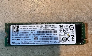 SK hynix SK500 256GB M.2 GEN 3x4 PCIe NVMe 2280 00W5XP - Afbeelding 1 van 1