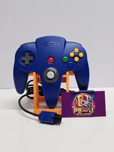 Authentic Blue Nintendo 65 Controller N64 OEM Clean - Picture 1 of 5