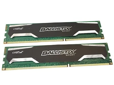 COMPUTER MEMORY BALLISTIX 1600MHz 1.5V BLS4G3D1609DS1S0016FER22x4GB - Image 1 of 4