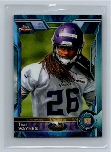 2015 Topps Mini Chrome Blue Hot Box Refractor Trae Waynes 104 - Picture 1 of 2