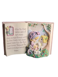 Enesco 1998 Precious Moments Nursery Rhymes LITTLE BO PEEP 3D Book Figurine - Picture 1 of 7