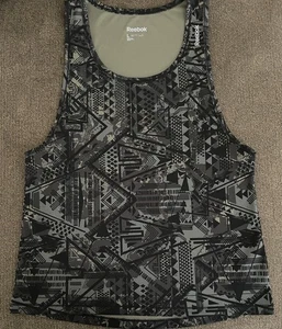 Adidas Speedwick Active Printed Tank Damen Größe L schwarz & grau - Bild 1 von 5