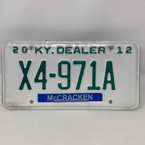 Bar de matrícula de distribuidor Kentucky 2012 caducado, garaje, decoración de cueva de hombre - Imagen 1 de 10