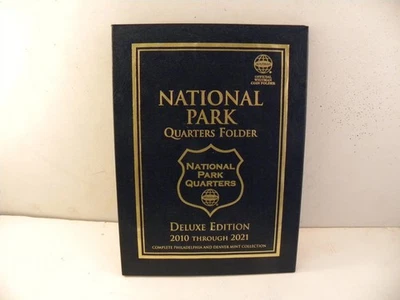 Whitman Deluxe National Park Quarters Album  (Inc. 120 Coins in Nice Condition) - Image 1 of 4