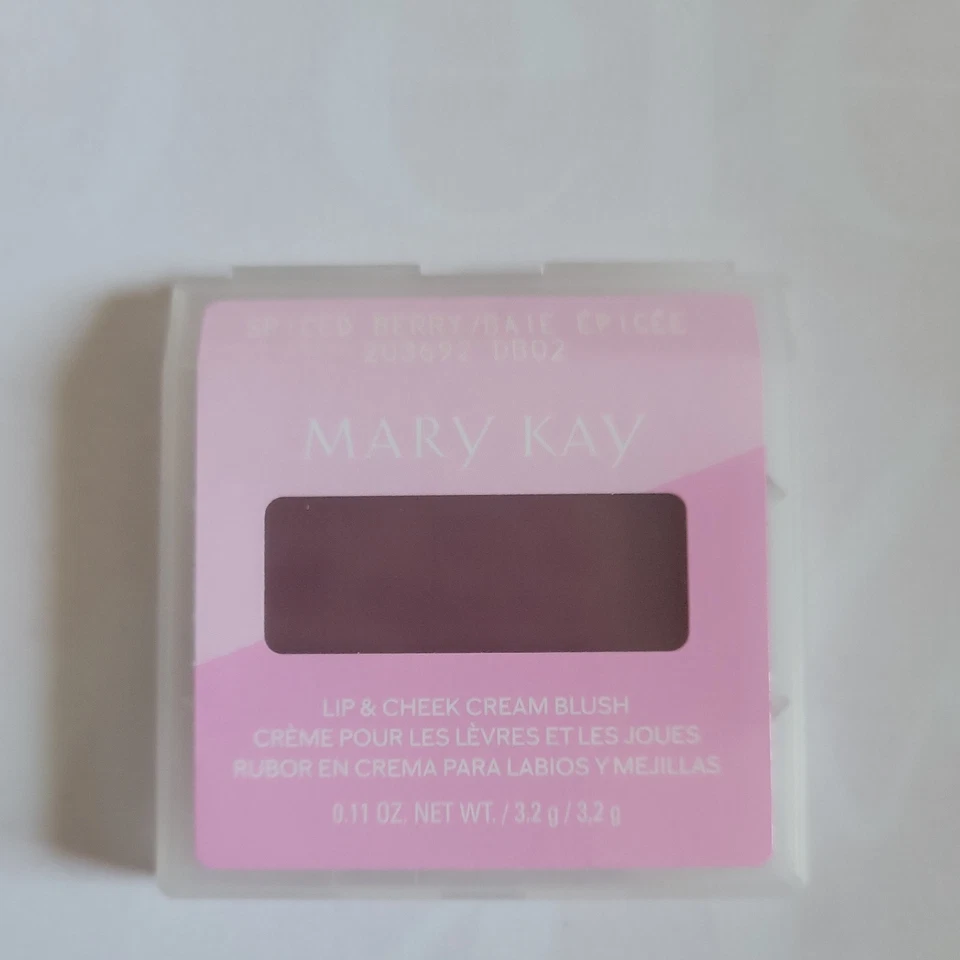 New In Package Mary Kay Lip & Cheek Cream Blush   Spiced Berry 203692 DB02 - Image 1 of 1