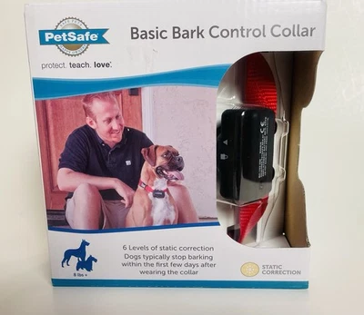 Coleira de casca básica Pet Safe correção estática nova na caixa - Imagem 1 de 4