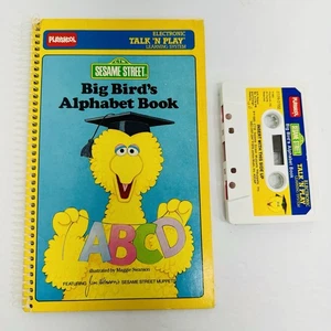 Playskool Sesamstraße elektronisch Talk N Play Big Bird Alphabet Vintage getestet - Bild 1 von 8