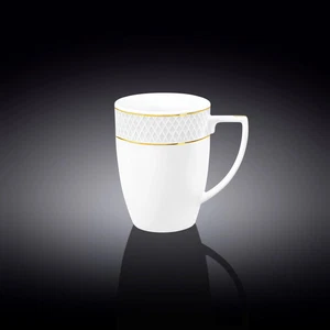 Wilmax Tasse mit Goldlinien, 450 ml, 2er Set, WL-880102432/A2 - Bild 1 von 6