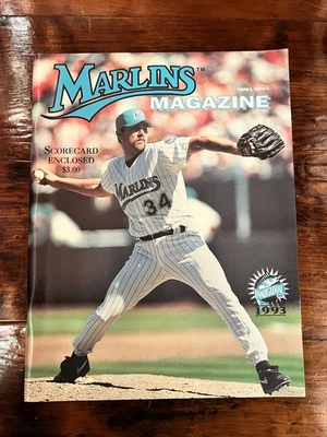 Vintage Florida Marlins 1993 Original Magazine - Volume 1, Edition 4 - Brand New - Image 1 of 4