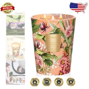 Gorgeous Floral Scented Candle - 35oz Slow Burning, 150 Hours, Gift Ready - Picture 1 of 11