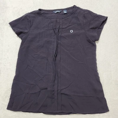 Chase Bank Uniforme Ropa Azul Marino Camisa Top Mujer Talla 8 Foto 1 de 4