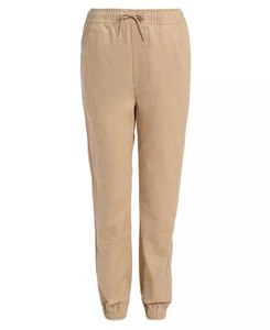 Nautica MED KHAKI Big Boys Evan Tapered-Fit Stretch Joggers, US Medium, (10/12) - Picture 1 of 2