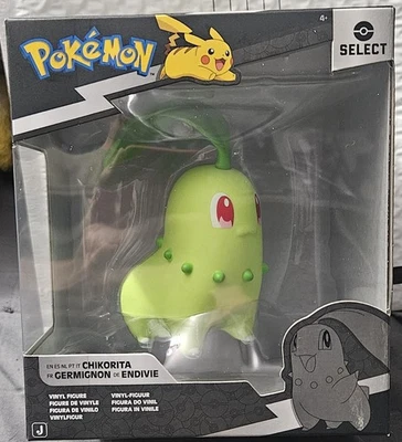 Pokemon Select Chikorita 4" Figura Jazwares Serie 4 Foto 1 de 2