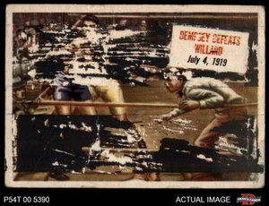 1954 Topps Scoop #39 Jack Dempsey Defeats Willard xCOA Boxing 1 - POOR - Picture 1 of 5