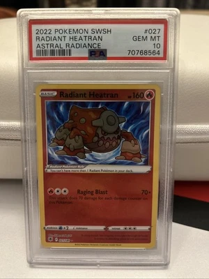 2022 Pokemon Sword & Shield Radiant Heatran PSA 10 - Image 1 of 2