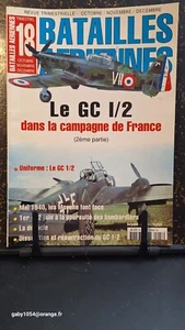 Revue aviation: Batailles aériennes N°18: Campagne de France Le GC 1/2 - Imagen 1 de 5