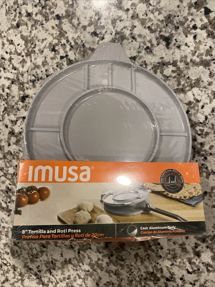 8-дюймовый пресс для тортильи и роти Imusa НОВЫЙ ЗАПЕЧАТАННЫЙ - Изображение 1 из 2