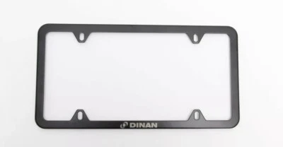 Quadro de placa Dinan Slimline preto BMW M2 M3 D010-0018 universal AMG Nismo - Imagem 1 de 3