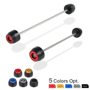 Front Rear Wheel Axle Sliders Spindle Crash Pad Protector for F900R F900XR - Picture 1 of 14