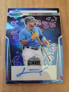 Junior Caminero 2023 Blatt Metall Diamant Wunder Autogramm Baseballkarte 3/9 - Bild 1 von 10