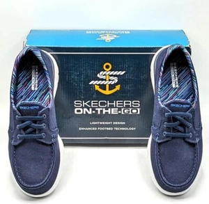 Skechers On the Go “Flex” Comfort ~ Women’s Deck & Walking Shoe (Navy) - NEW - Picture 1 of 21