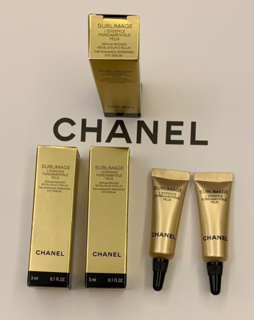 CHANEL LOT OF SAMPLES Sublimage 2 eye cream and Hydra beauty crem and serum