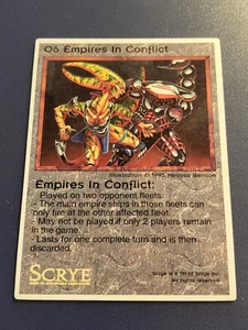 1995 Empires In Conflict #O6 Galactic Empires Scrye Juego de Cartas Coleccionables - Imagen 1 de 4