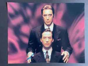 KEANU REEVES SIGNED 11x14 PHOTO DC/COA THE DEVILS ADVOCATE - Picture 1 of 2