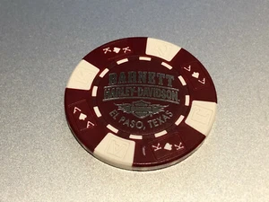 Harley Davidson Poker Chip Barnett Dealership El Paso Texas - Bild 1 von 2