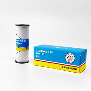 120 Color Negative Film, AEROCOLOR III,ISO100,C-41 - Picture 1 of 8