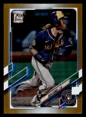 2021 Topps Gold Foil #458 Ben Gamel - Image 1 of 2