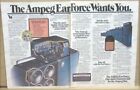AMPEG "EAR FORCE" SVT Amp PRINT AD 1978 - 2 page ad with Rod Stewart