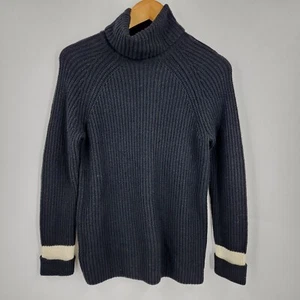 REISS Coleen Wool Blend Turtleneck Long Sleeve Side Zip Sweater Size XS NWT $275 - Picture 1 of 12