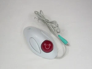 Vintage Logitech Trackball marble Mouse T-CM14 Computer 804292-0000 - Picture 1 of 6