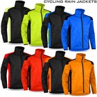 Mens Cycling Rain Jacket Waterproof Windproof Running Top Raincoat Jacket S-XXL