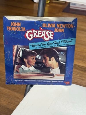 СМАЗКА JOHN TRAVOLTA OLIVIA NEWTON JOHN You're The One That I Want 45 7 дюймов (редкая) - Изображение 1 из 4