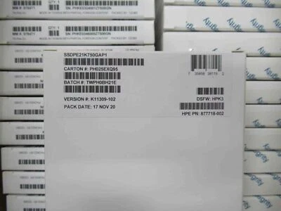 Intel 750GB HPE P4800x Optane NVME U.2 2.5" SSD SSDPE21K750GAP1 PH025EXQ95 HPK3 - Image 1 of 3