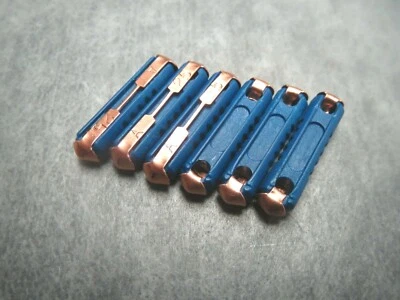 Blue 25A Fuse for Audi VW Mercedes Porsche Made in Germany Pack of 6 Ships Fast! - Image 1 of 3