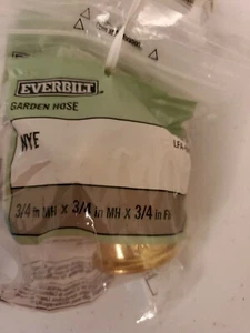 EVERBILT Lead Free Brass Garden Hose Wye 3/4 in. FGH x 3/4 FGH x 3/4 MGH(C4) - Picture 1 of 1