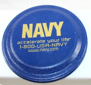 MARINEBLAU Frisbee Flugscheibe marineblau Kunststoff Flugspielzeug Whirley Marke Frisbee 9 Zoll - Bild 1 von 2