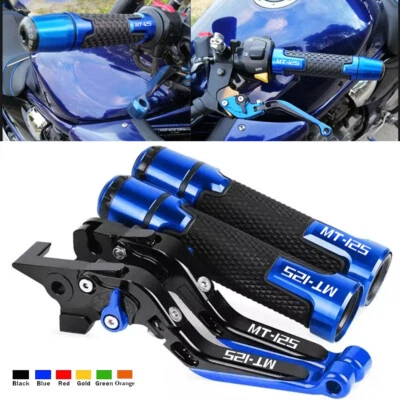 2014-2021 motorcycle brake clutch lever handlebar grips For YAMAHA MT125 MT-125 - Image 1 of 4