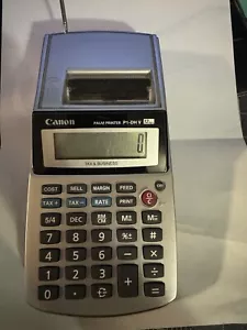 Canon Handdrucker p1-dh v 12 Ziffern Steuer und Geschäft mit Tintenroller und Papier - Bild 1 von 7