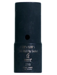 Sunex 2710 - 7/8" x 15/16" Extra Thin Wall Flip Impact Socket 1/2in. Drive 6 Pt. - Picture 1 of 3
